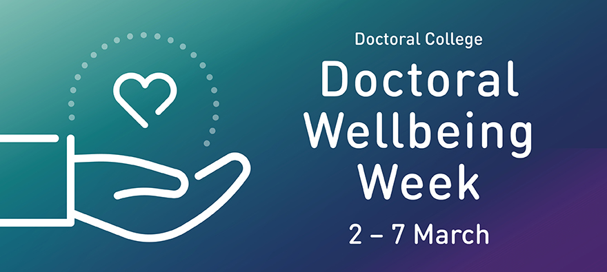 Doctoral Wellbeing Week banner